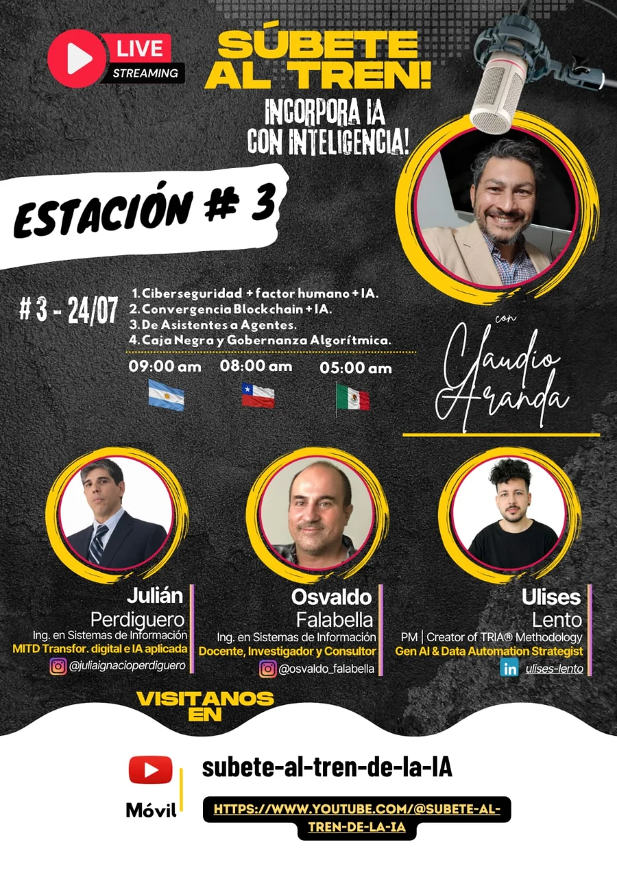 Flyer Súbete al Tren! Estación #3